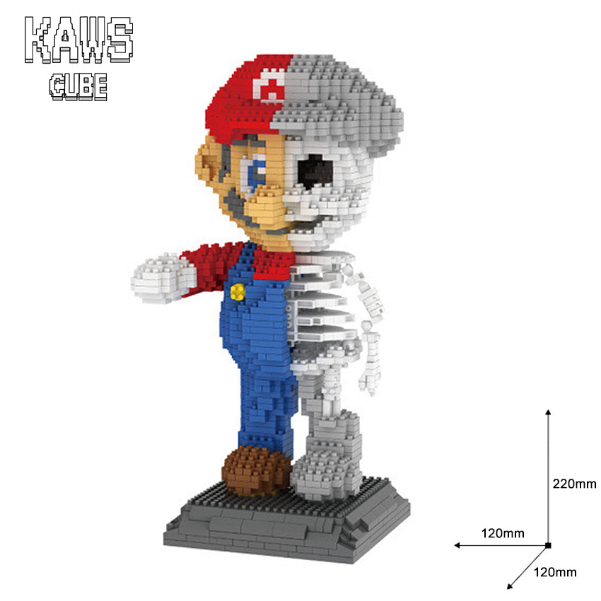 Marioブロック: スケルトン Mario「220mm」0314-1-1