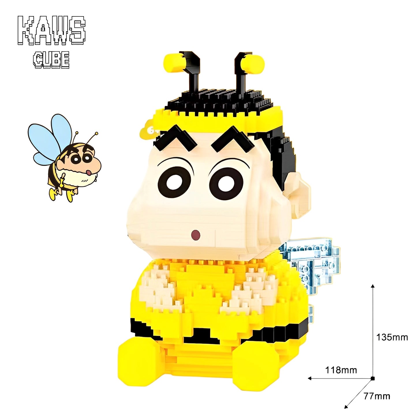 ブロック クレヨンしんちゃん:Nanoblock BEE 「135mm」0318-2-1