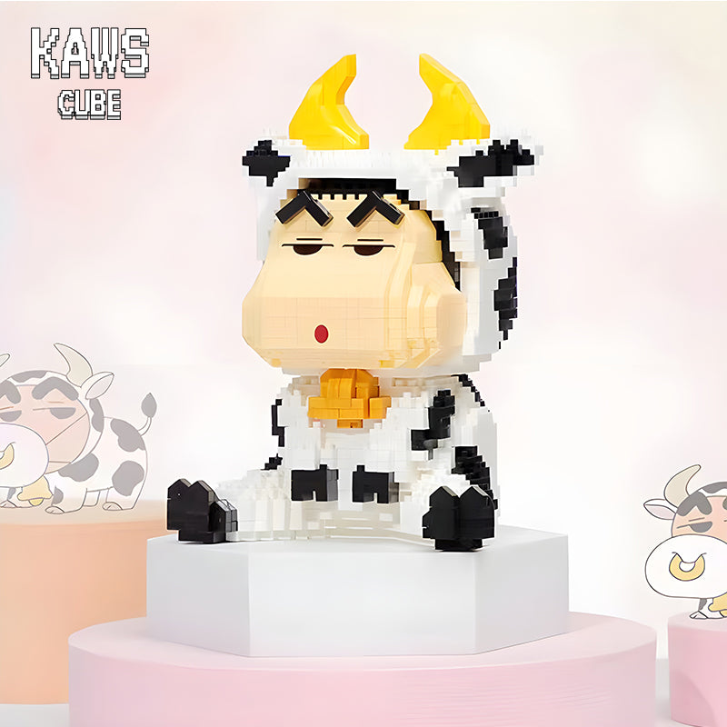 ブロック クレヨンしんちゃん:Nanoblock Dairy Cow「151mm」0318-2-3