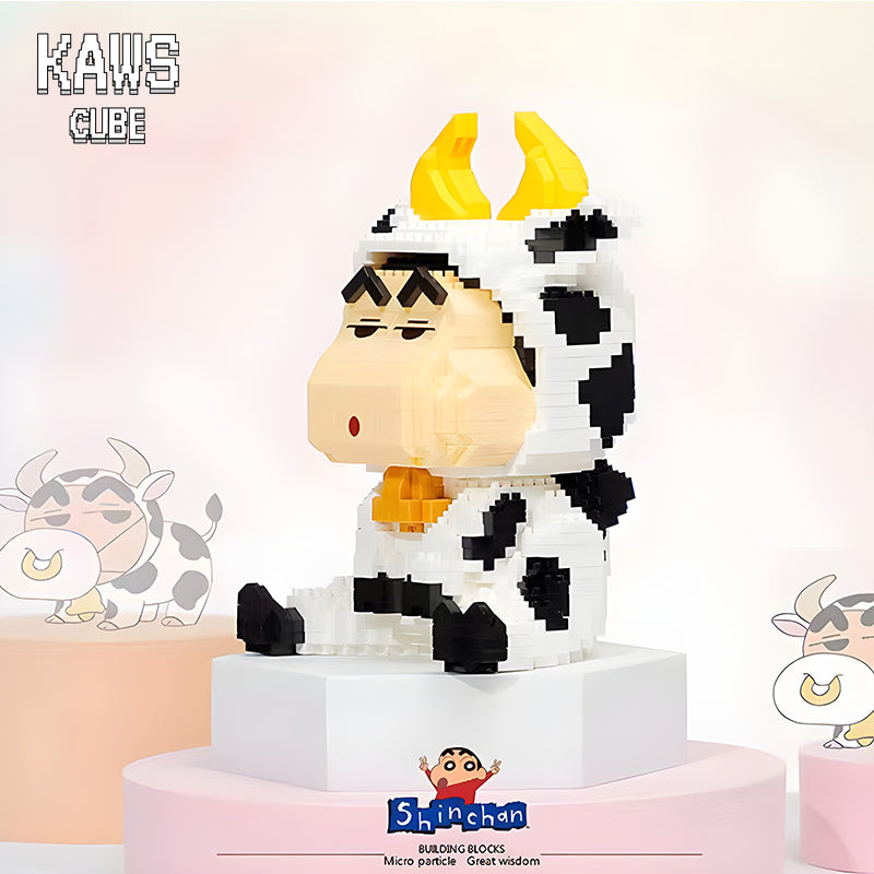 ブロック クレヨンしんちゃん:Nanoblock Dairy Cow「151mm」0318-2-3