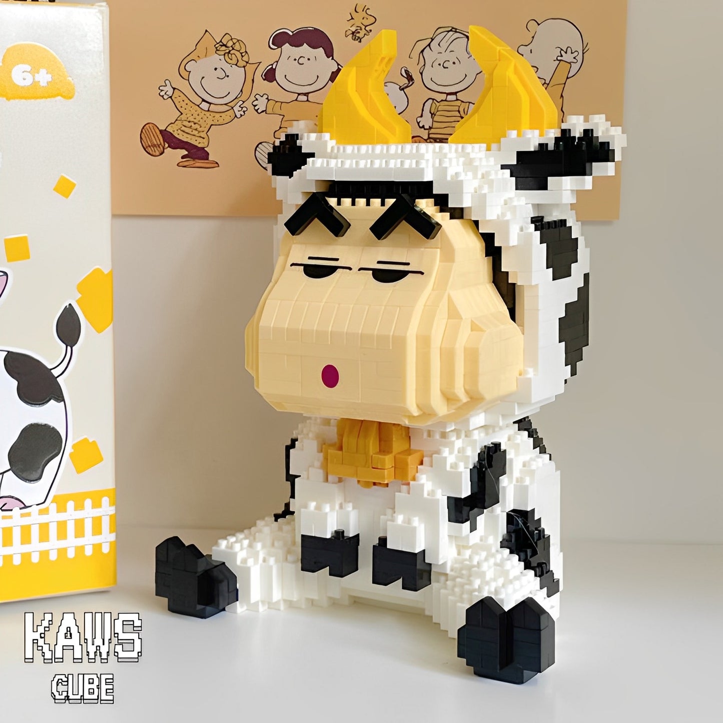 ブロック クレヨンしんちゃん:Nanoblock Dairy Cow「151mm」0318-2-3