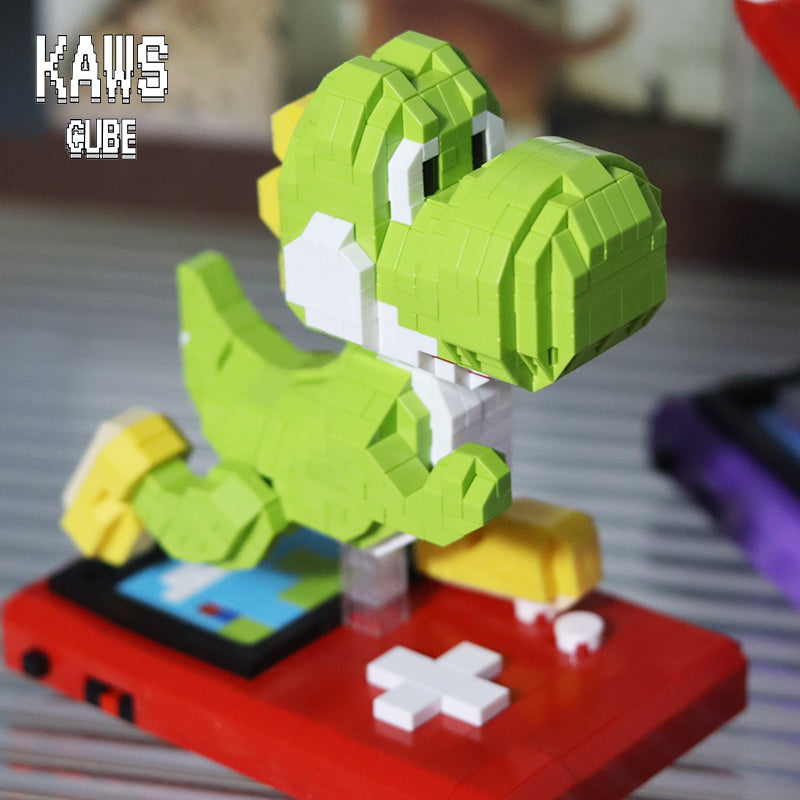 Marioブロック:Game Console Dinosaurマリオ 「125mm」0417-1-4