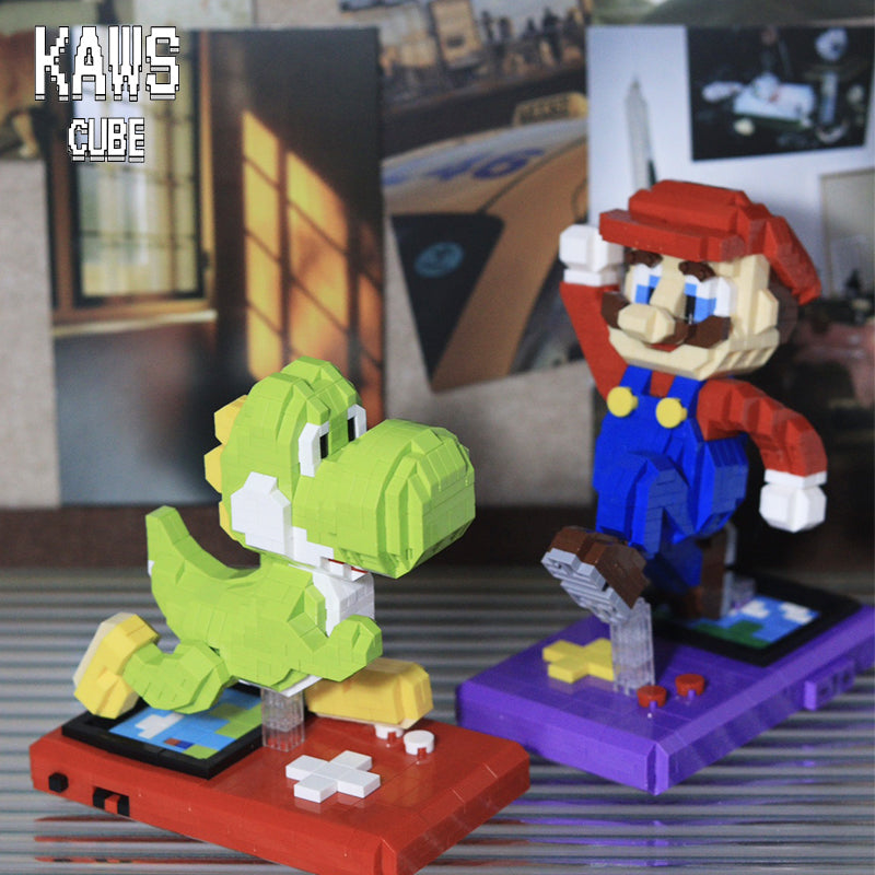 Marioブロック:Game Console Dinosaurマリオ 「125mm」0417-1-4