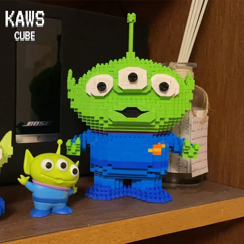 Toy Story ブロック:Three-eyed alien Nanoblock【190mm】 0606-1-1