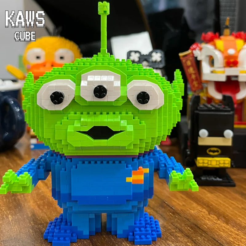 Toy Story ブロック:Three-eyed alien Nanoblock【190mm】 0606-1-1