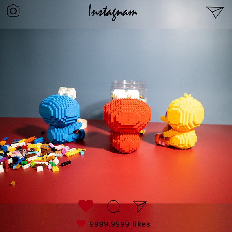 カウズ KAWS ストライプ : Nanoblock 「109mm」0920-1-1