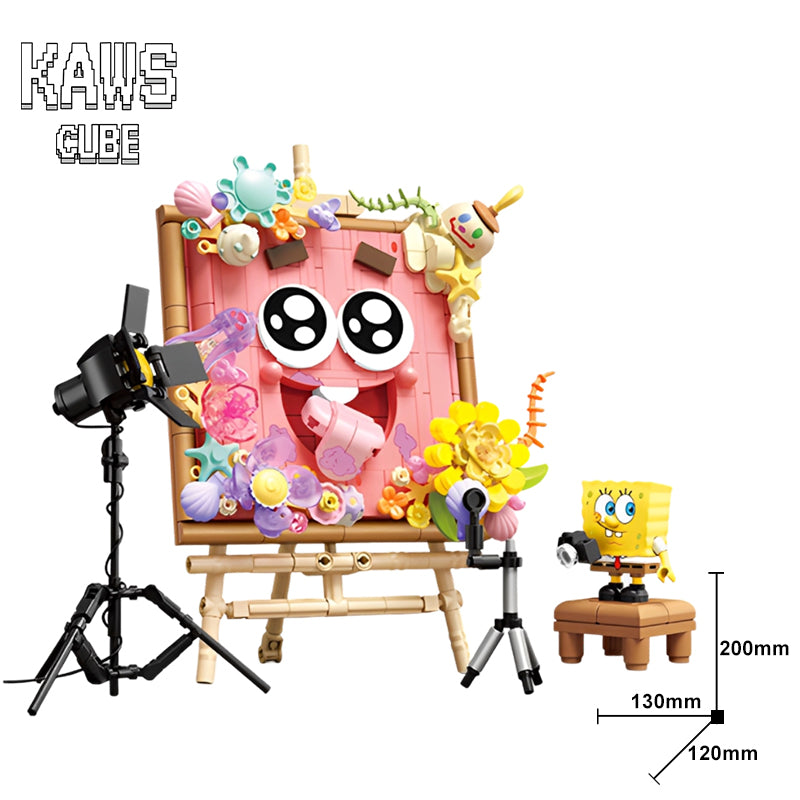 SpongeBob ブロック :Painting スポンジボブ「200mm」 1231-4