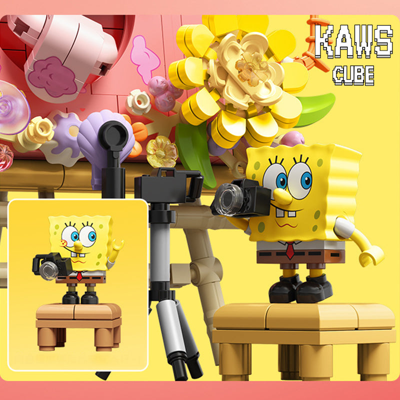 SpongeBob ブロック :Painting スポンジボブ「200mm」 1231-4
