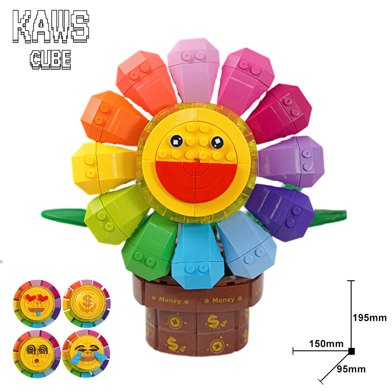 FLOWERブロック:emoji Sunflower「195mm」1231-3
