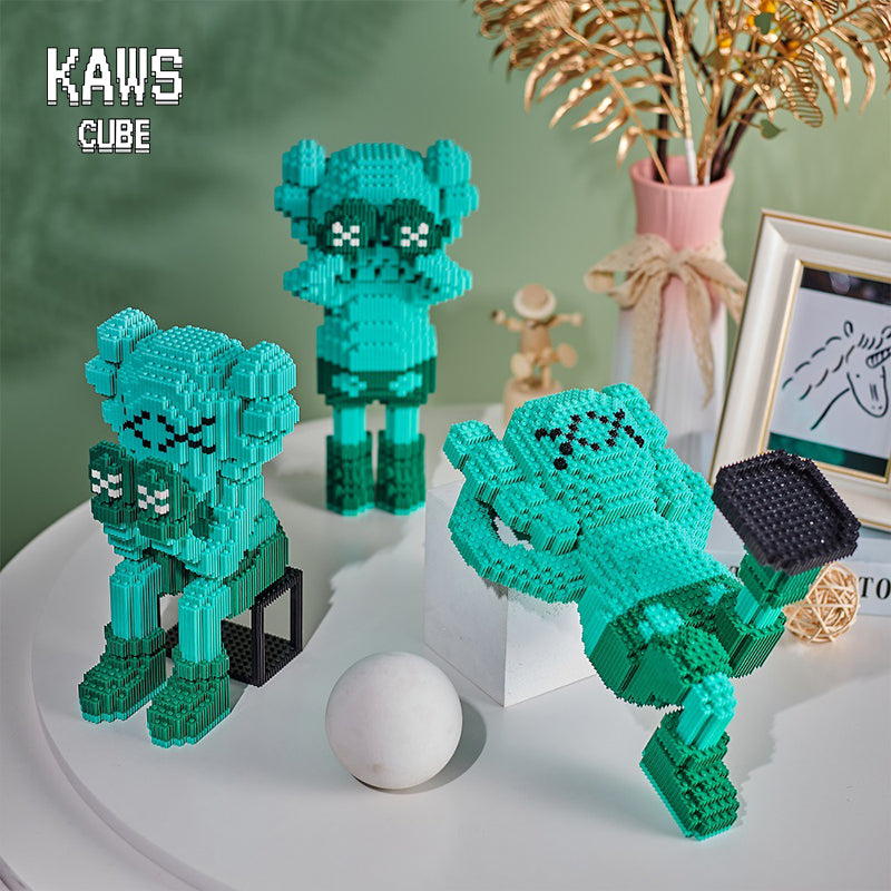 カウズ KAWS Holiday UK 2021:Nanoblock グリーン ナノブロック「342mm」0904-3