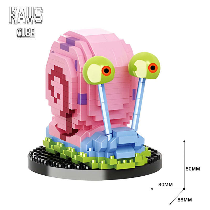 SpongeBobブロックGary the Snail :カタツムリのゲイリー「80mm」 0220-1-4