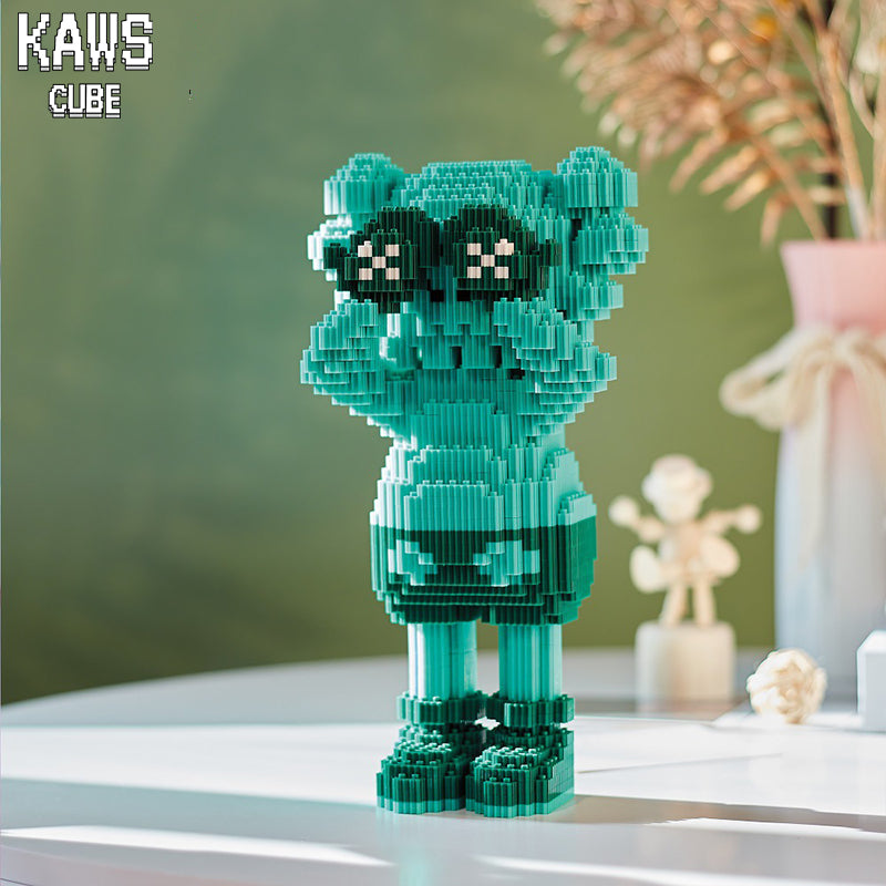 カウズ KAWS Holiday UK 2021:Nanoblock グリーン ナノブロック「342mm」0904-3