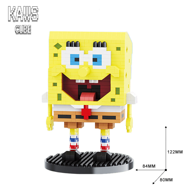 SpongeBobブロック：スポンジボブ「122mm」 0220-1-7 – KawsCube