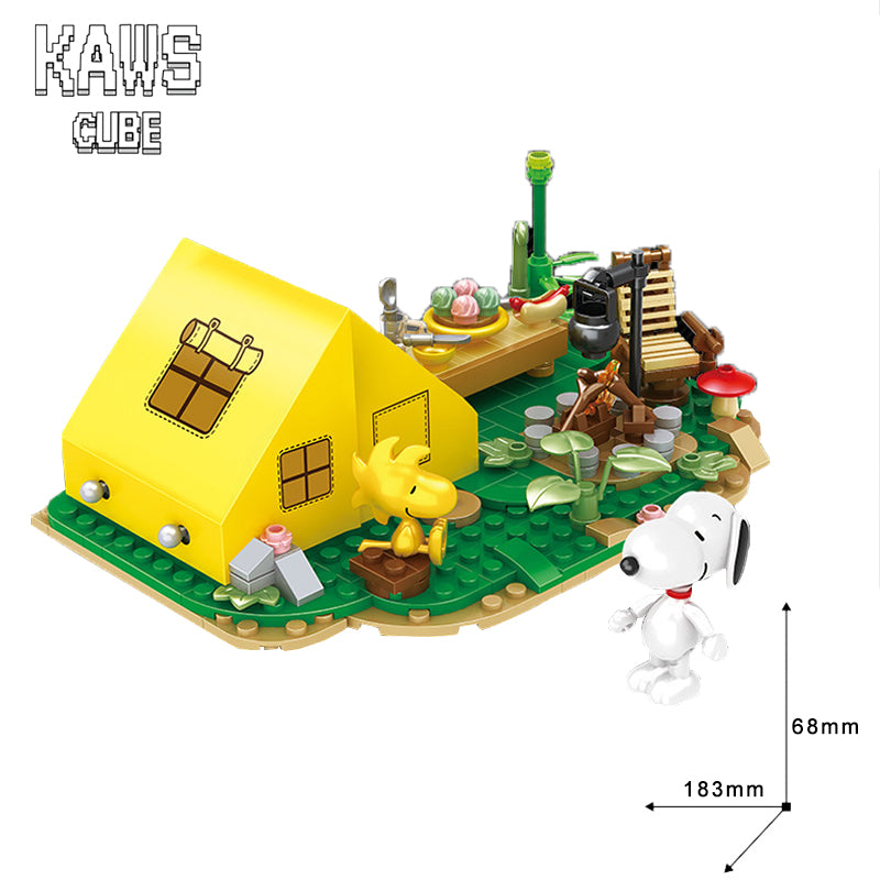 ブロック SNOOPY:Nanoblock Airplane【135mm】1008-1-8