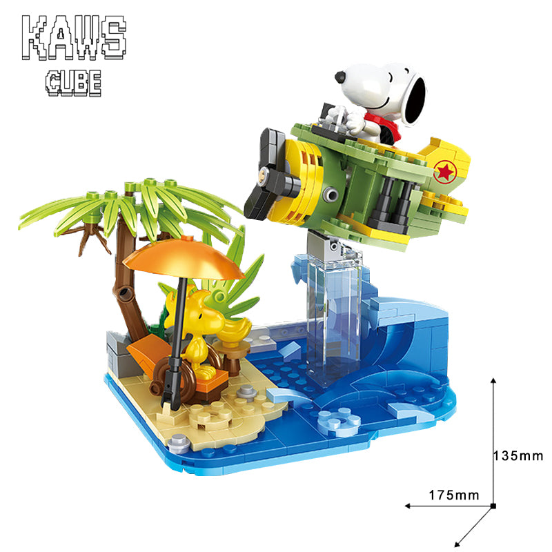 ブロック SNOOPY:Nanoblock Airplane【135mm】1008-1-8