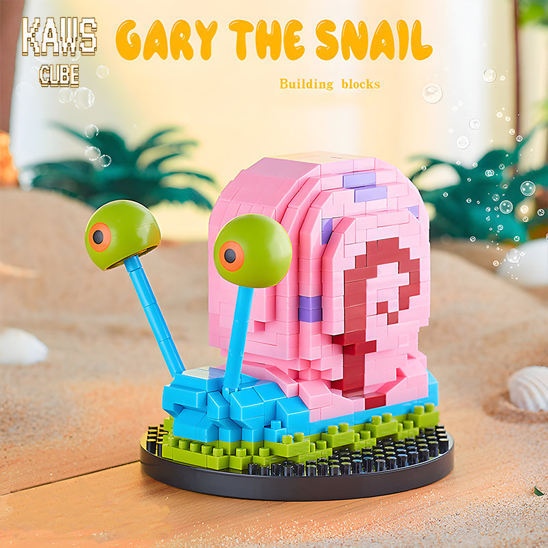 SpongeBobブロックGary the Snail :カタツムリのゲイリー「80mm」 0220-1-4