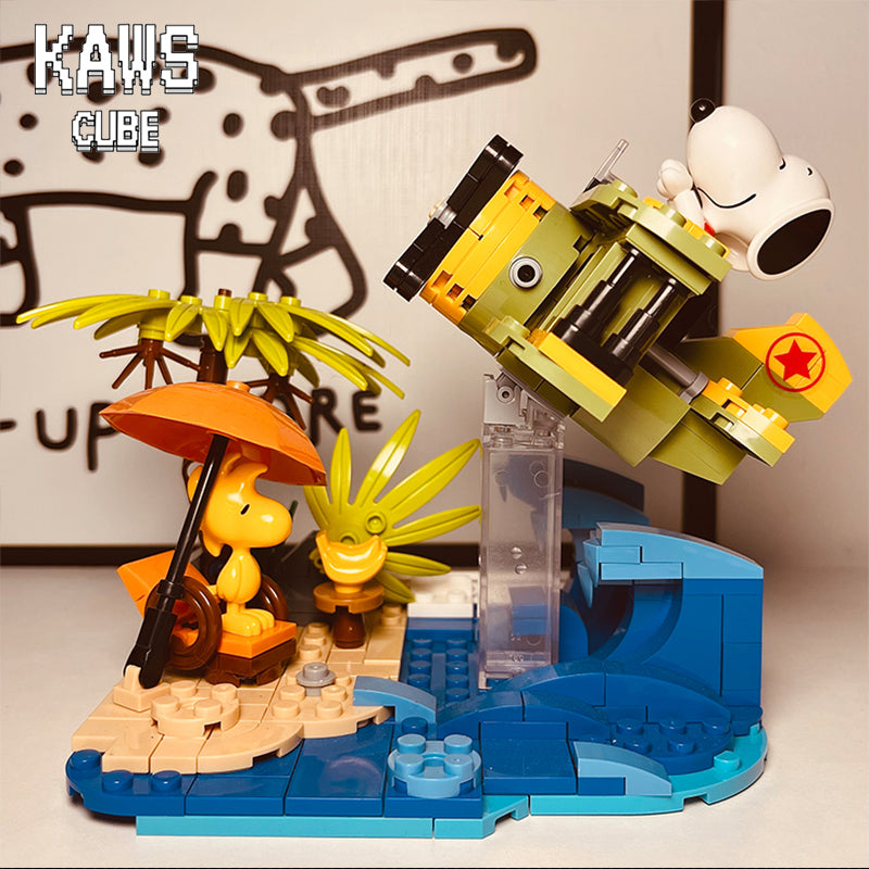 ブロック SNOOPY:Nanoblock Airplane【135mm】1008-1-8