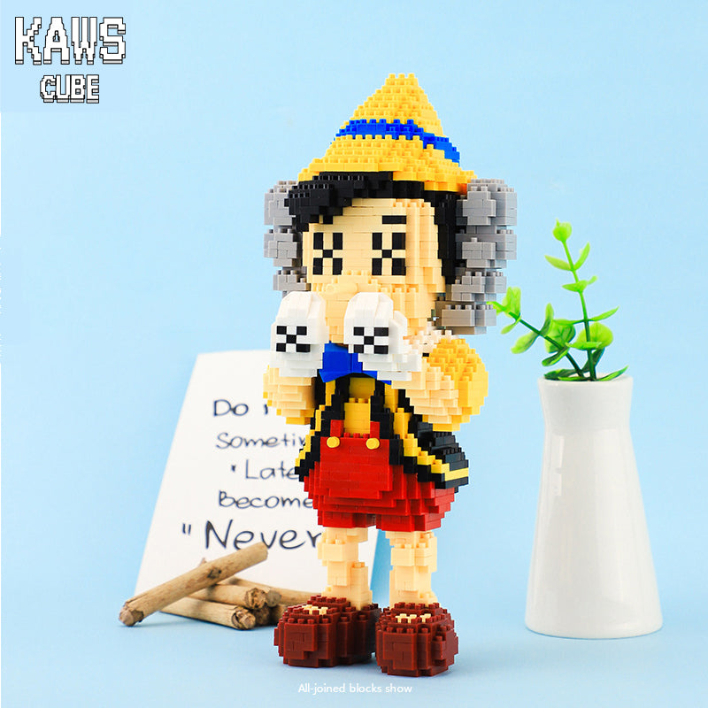 カウズ KAWSPinocchio : Nanoblock ナノブロック「310mm」 0919-11