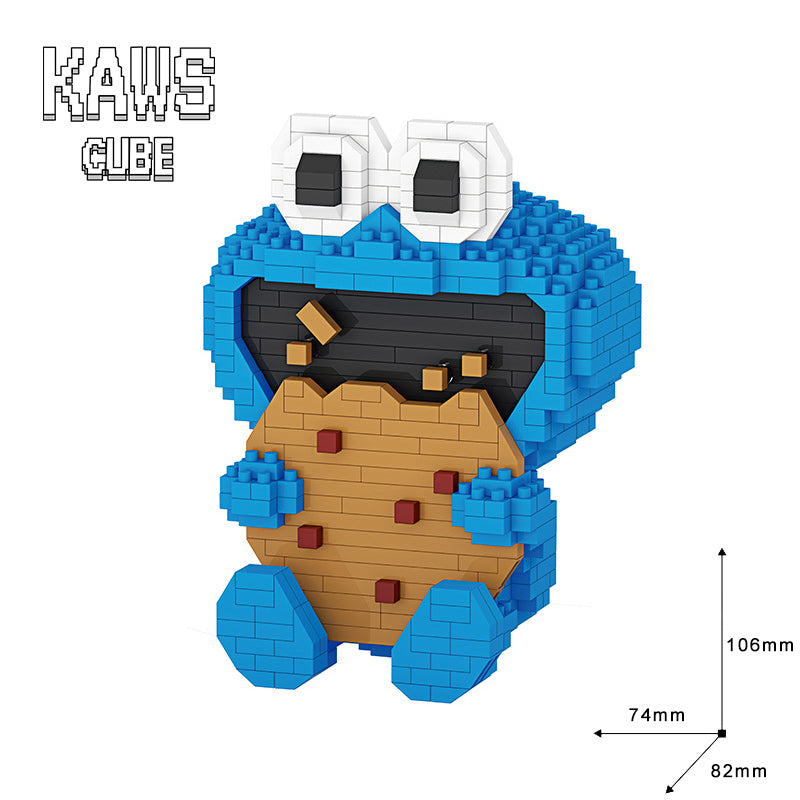 カウズ KAWS ストライプ : Nanoblock 「109mm」0920-1-1