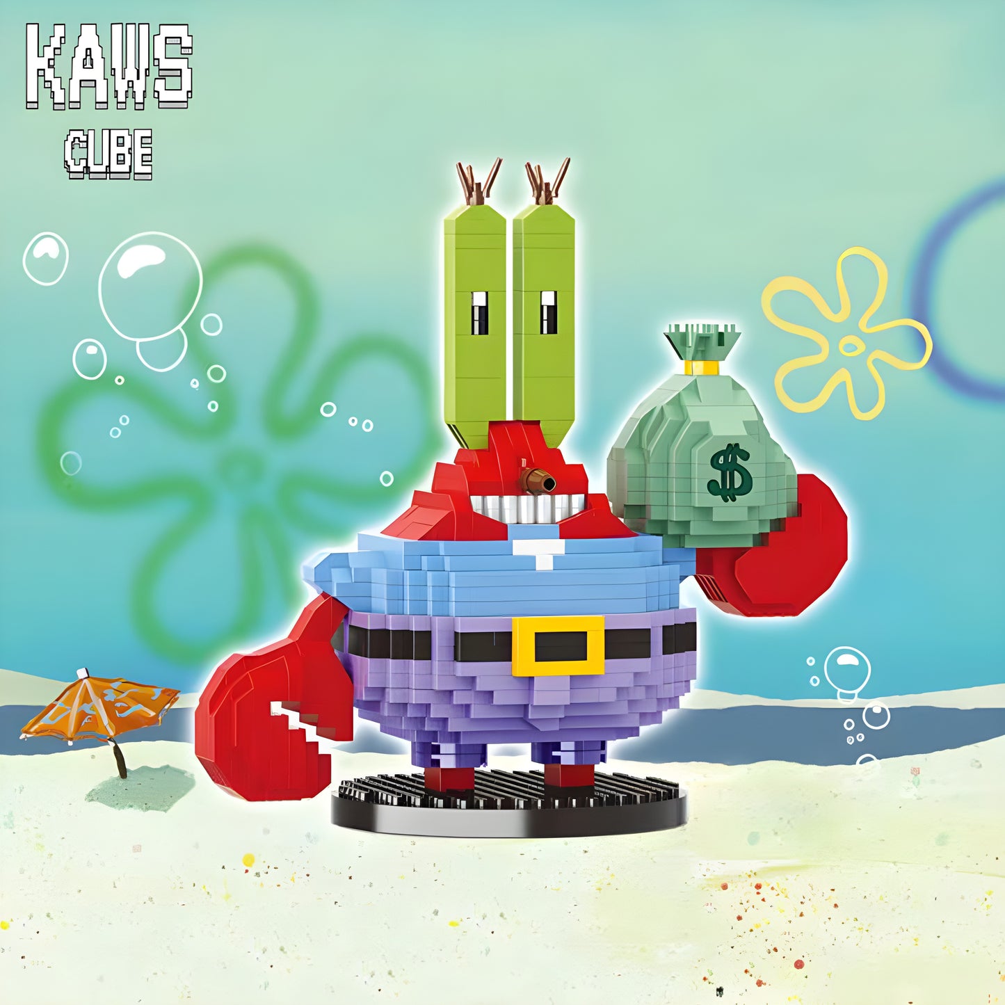 SpongeBob ブロックMr. Krabs :クラブスさん「149mm」 0220-1-3