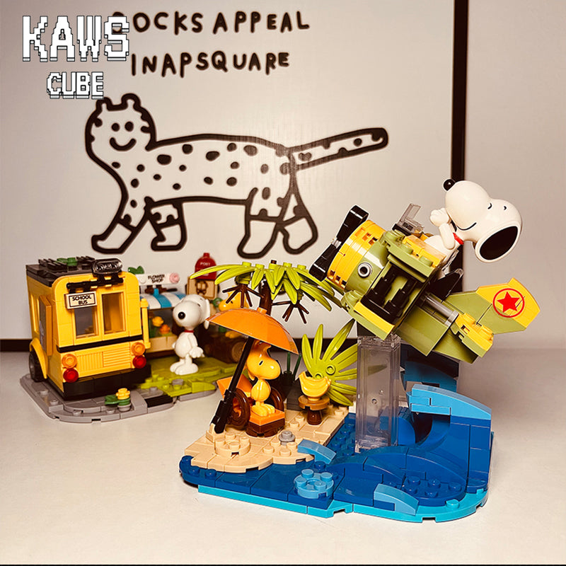 ブロック SNOOPY:Nanoblock Airplane【135mm】1008-1-8