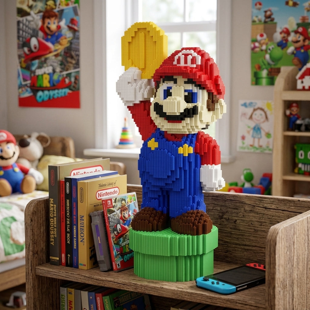 Marioブロック: Mario Gold Coin「500mm」260403-3