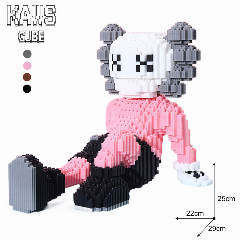 カウズ KAWS HOLIDAY IIPink : Nanoblock ピンク ナノブロック「250mm」0905-11