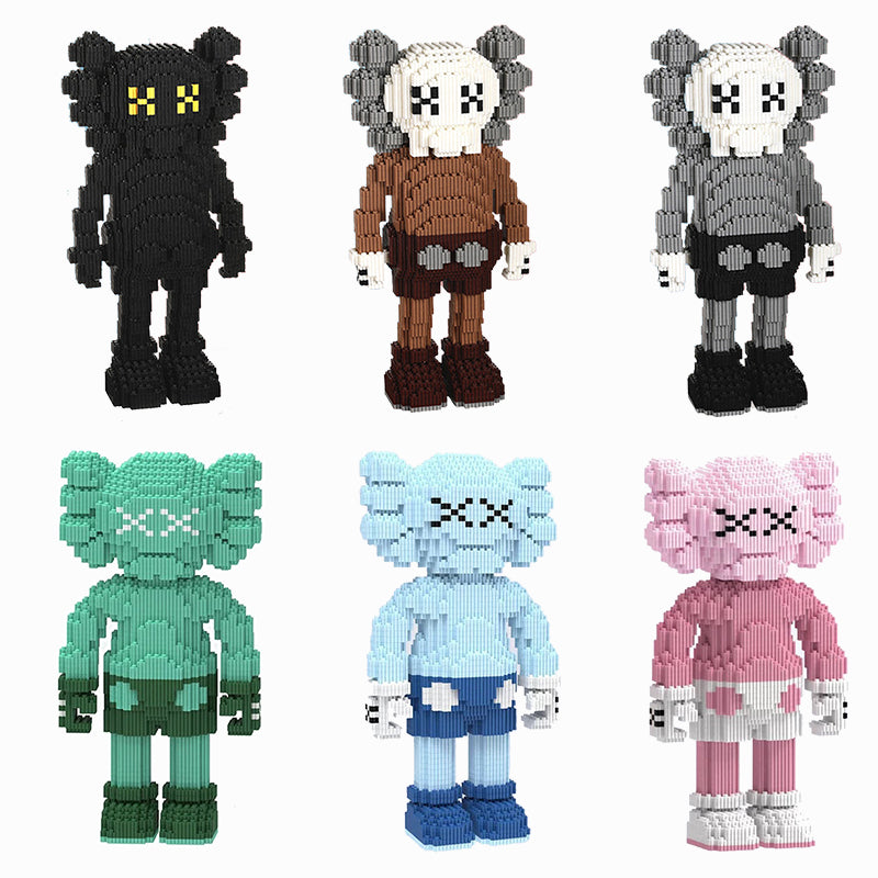 カウズ KAWS Companion Green : Nanoblock グリーン ナノブロック「347mm」0905-5