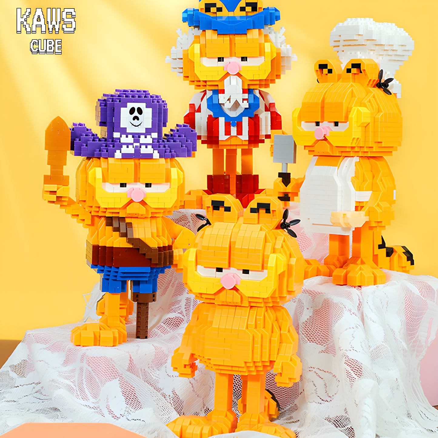 Garfield ブロック：Pirate  Garfield 「165mm」0314-1-11