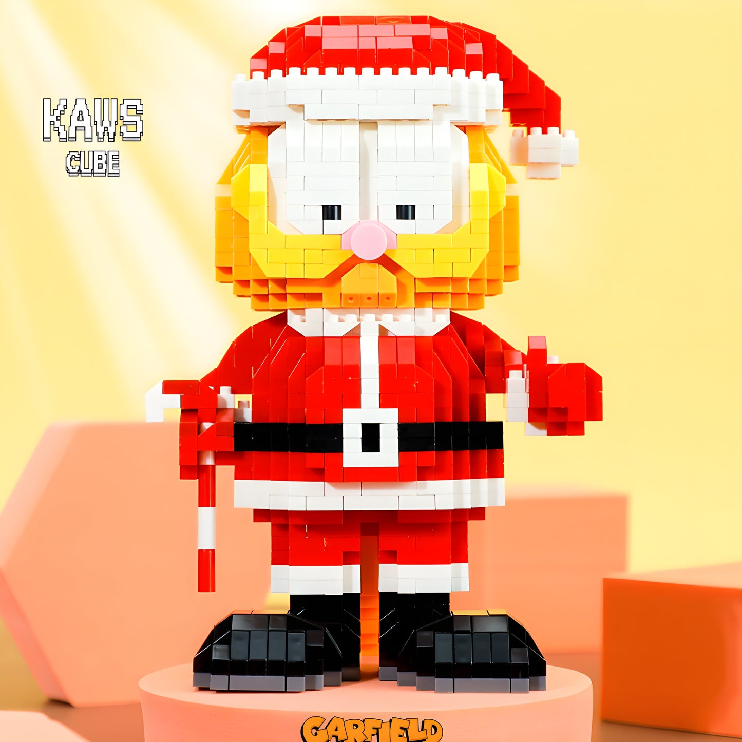 Garfield ブロック：Father  Christmas  Garfield 「151mm」0314-1-10