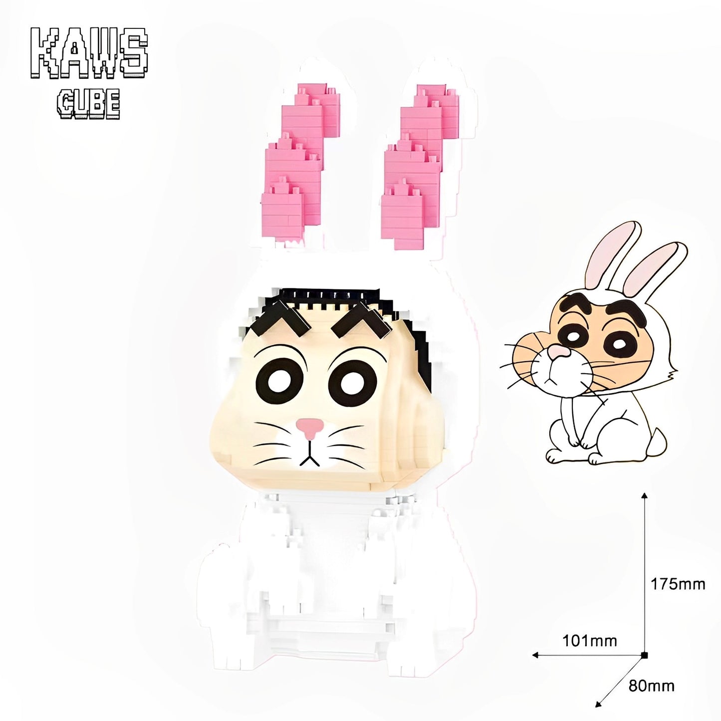 ブロック  クレヨンしんちゃん：Nanoblock  Rabbit「175mm」0318-2-4