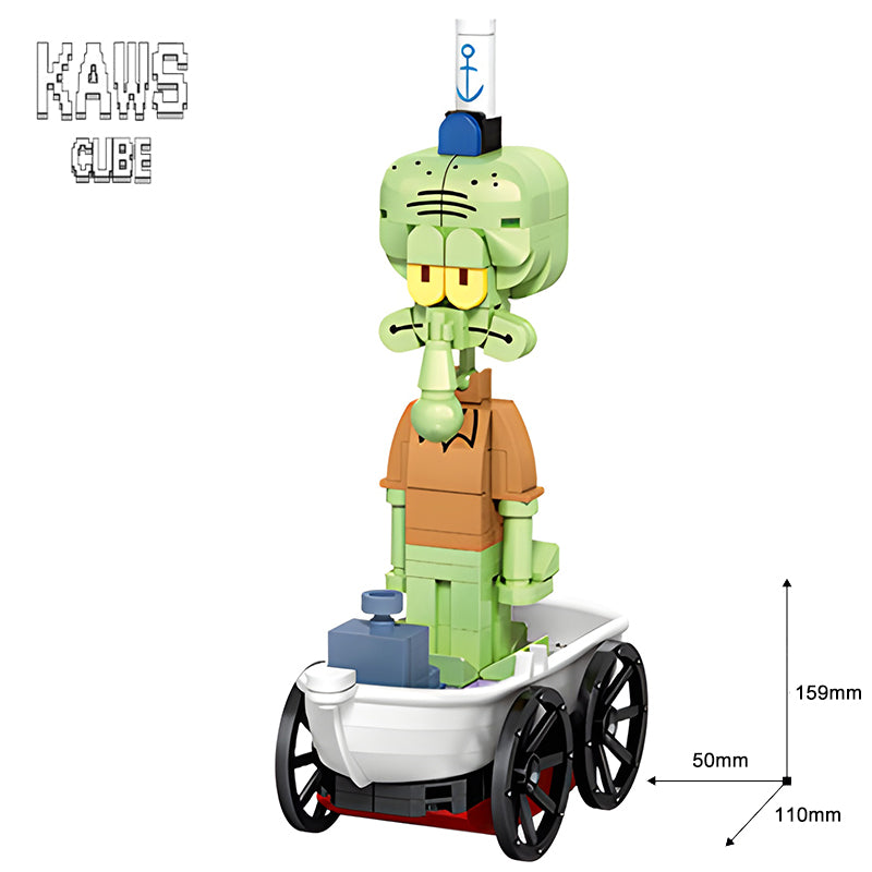 SpongeBobブロック：Boat Squidward「159mm」 0710-1-13