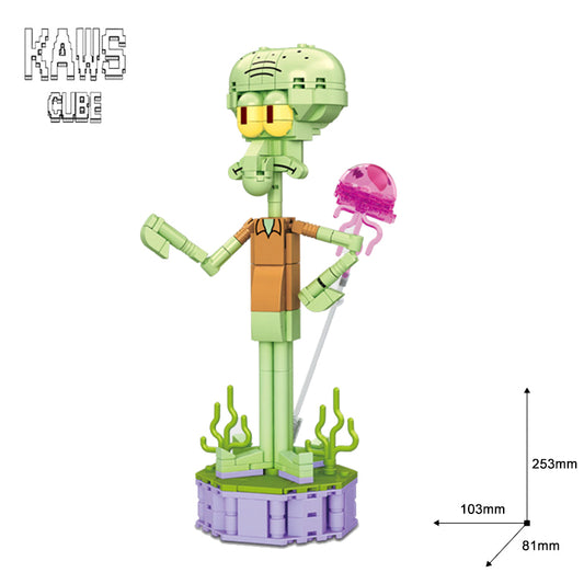 SpongeBobブロック：Jellyfish Squidward「253mm」 0710-1-14