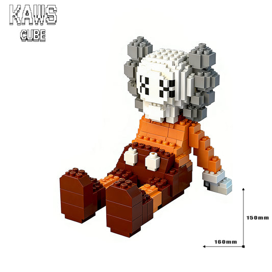 カウズ  KAWS HOLIDAY Brown ： Nanoblock  ナノブロック「150mm」251224-9