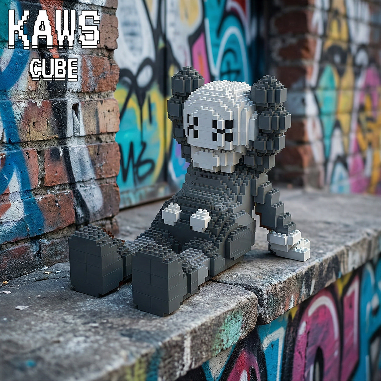 カウズ KAWS HOLIDAY Grey： Nanoblock ナノブロック「150mm」251225-2