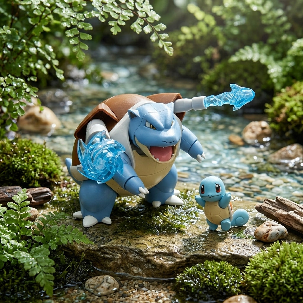 Pokémonブロック：ゼニガメ 進化ラインセット「124mm」260403-18