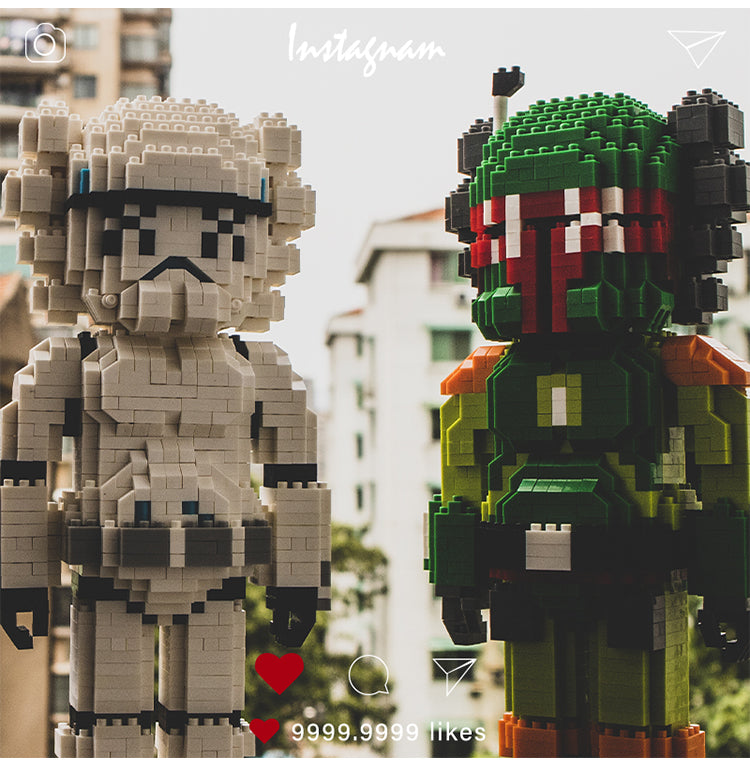 カウズ  KAWS : Nanoblock ブラック Star Wars「220mm」1203-1