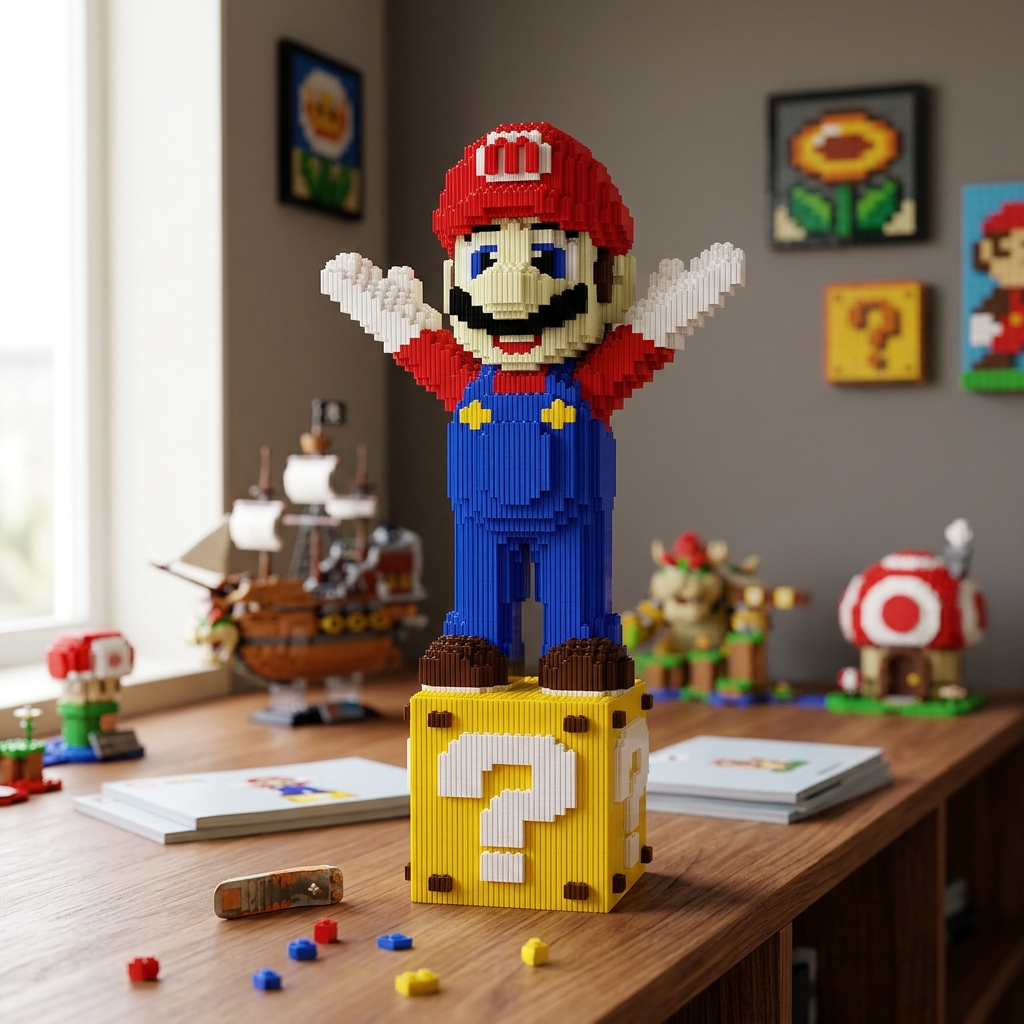 Marioブロック：  Mario「570mm」260403-1