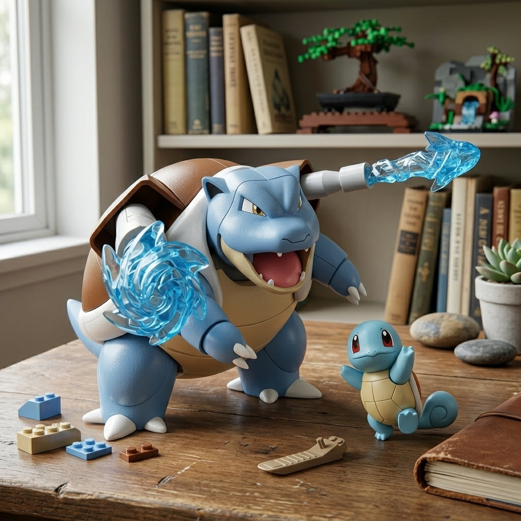 Pokémonブロック：ゼニガメ 進化ラインセット「124mm」260403-18