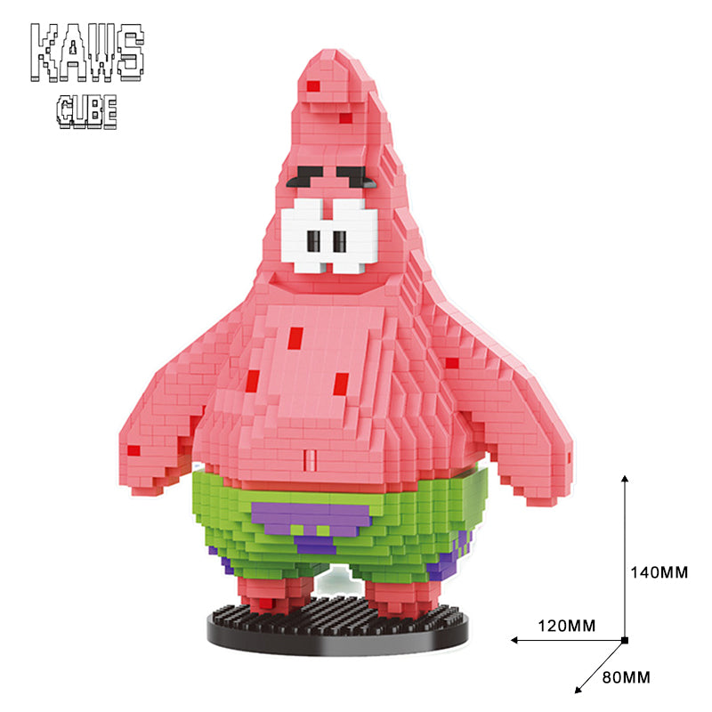 SpongeBobブロック Patrick Star：パトリックスター「140mm」 0220-1-6