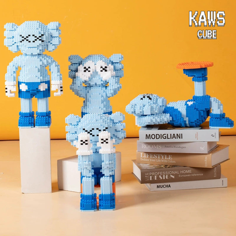 カウズ  KAWS  Passing Through:Nanoblock ブルー ナノブロック「287mm」0904-7