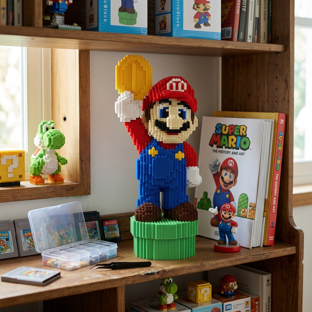 Marioブロック：  Mario Gold Coin「500mm」260403-3