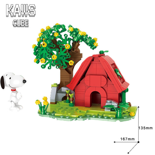 ブロック SNOOPY：Nanoblock  Red House 【135mm】1008-1-5