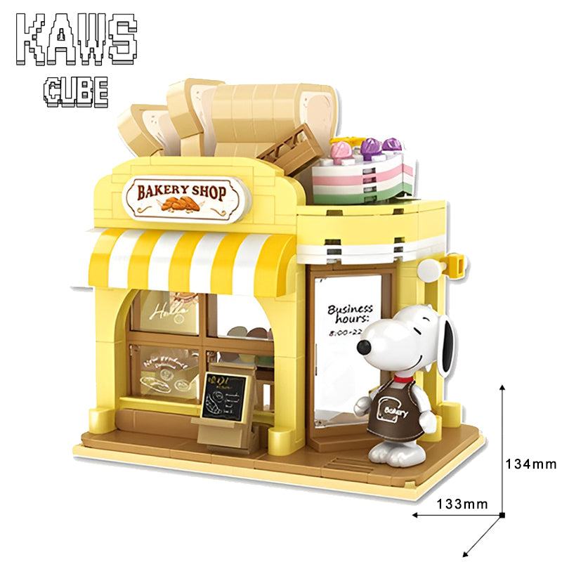 ブロック SNOOPY：Nanoblock Flower Shop 【135mm】1008-1-1