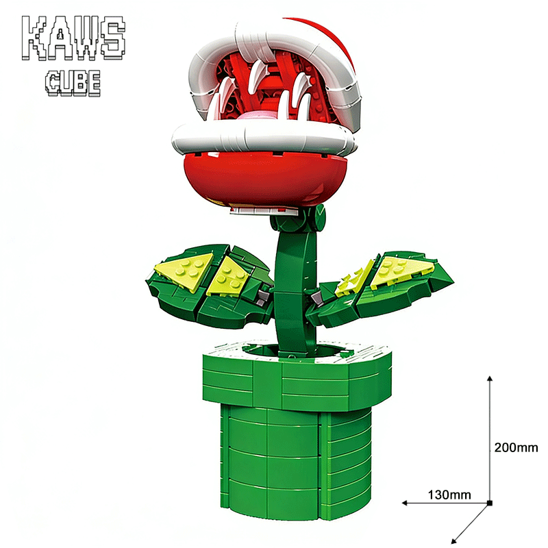 Marioブロック：パックンフラワー「200mm」251204-3