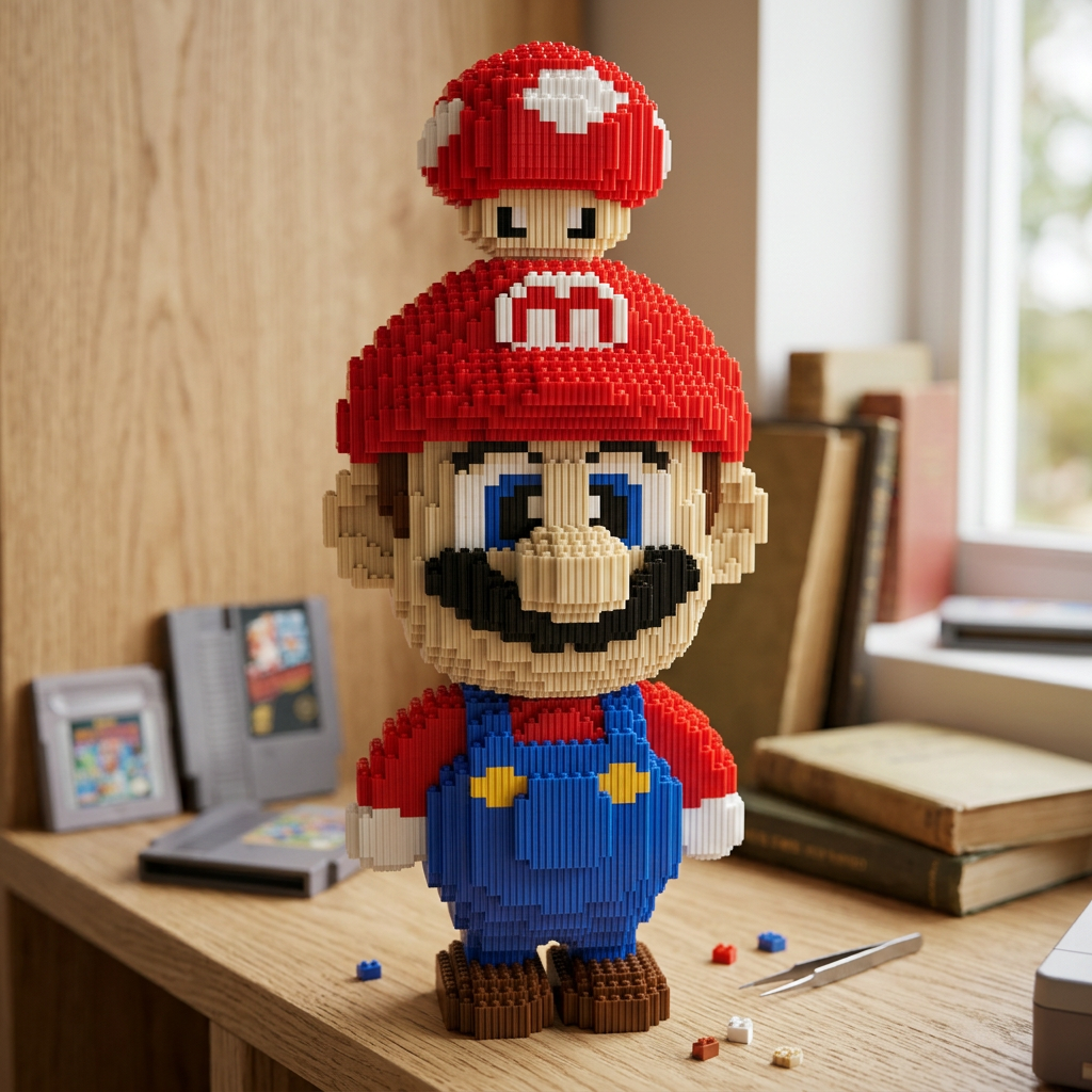 Marioブロック：  Mario「500mm」260403-2