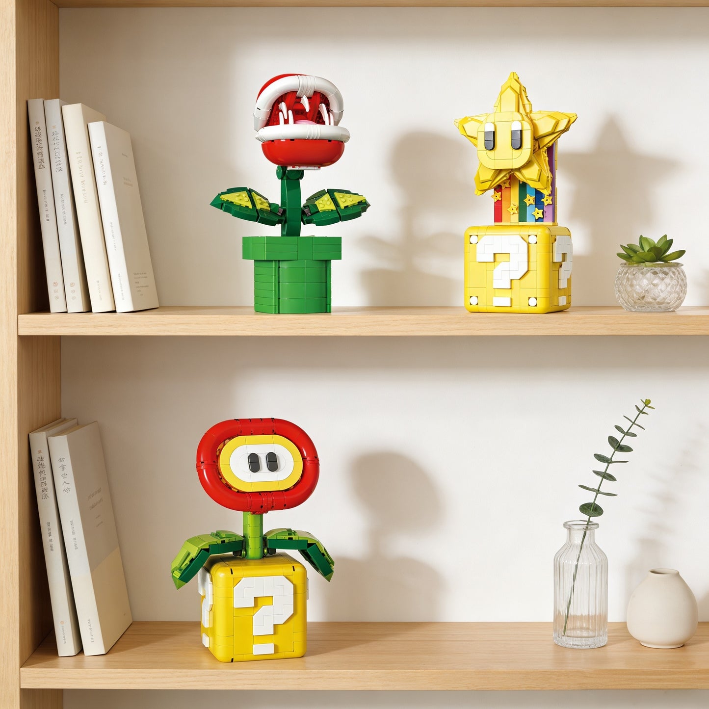 Marioブロック：パックンフラワー「200mm」251204-3