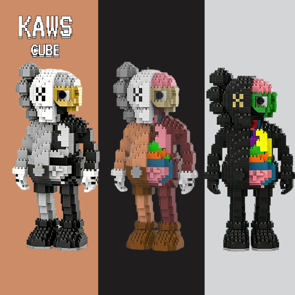 カウズ KAWS  Dissected Companion： Nanoblock  ナノブロック「230mm」251224-1