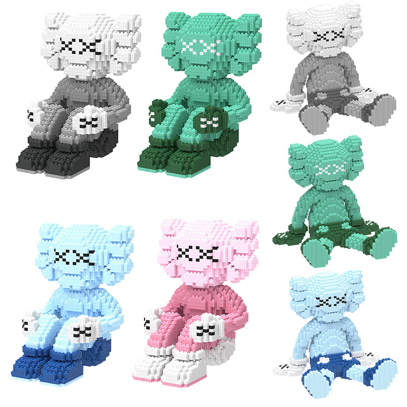 カウズ KAWS HOLIDAY III ：Nanoblock グリーン ナノブロック