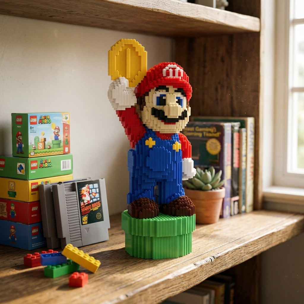 Marioブロック：  Mario Gold Coin「500mm」260403-3